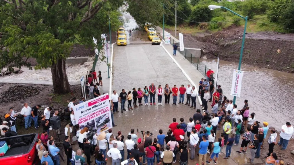 La obra acabará con los accidentes en la zona, dijo Margarita Moreno.