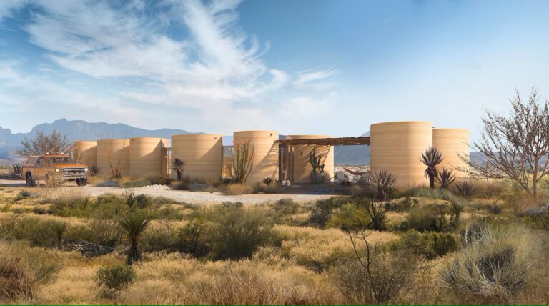 Avanza construcción de El Cósmico, primer hotel impreso en 3D